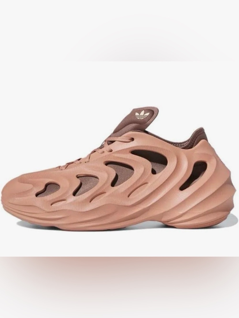 Adidas Sculptural Runner Sneakers in Dusty Rose and Brown